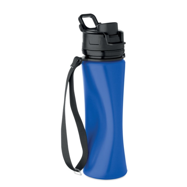 Foldable silicone sports bottle