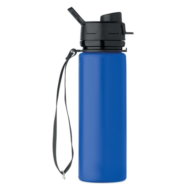 Foldable silicone sports bottle