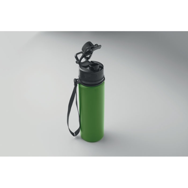 Foldable silicone sports bottle
