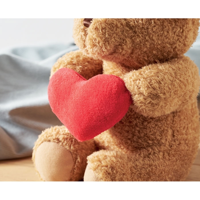 Teddy bear with heart 23cm
