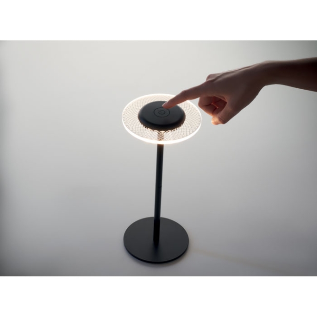 Rechargeable iron table lamp