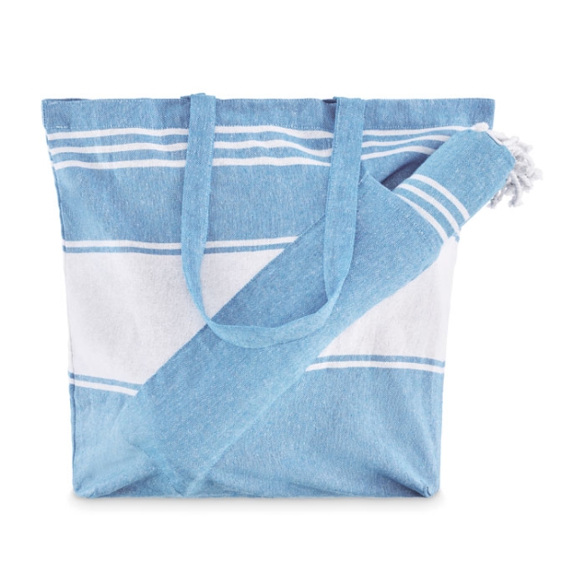 Sac de plage avec serviette
