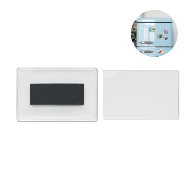 Acrylic photo magnet rectangula