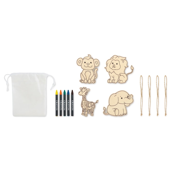 Wooden hangers set