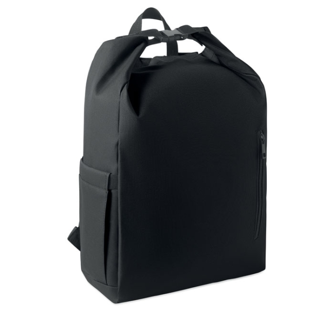 15'' roll top laptop backpack