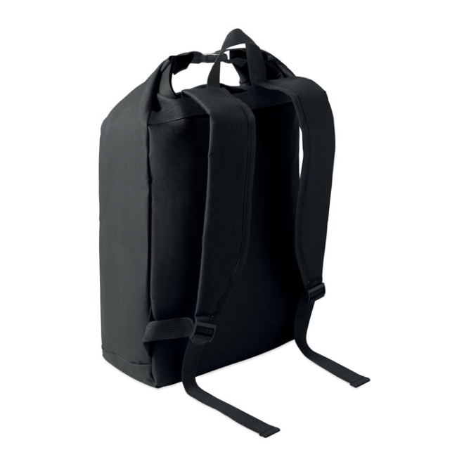 15'' roll top laptop backpack