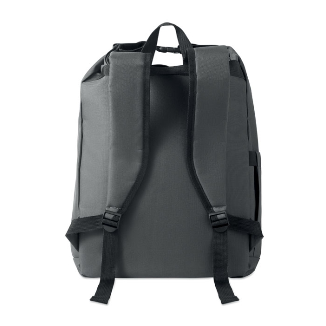 15'' roll top laptop backpack