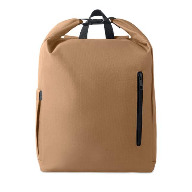 15'' roll top laptop backpack