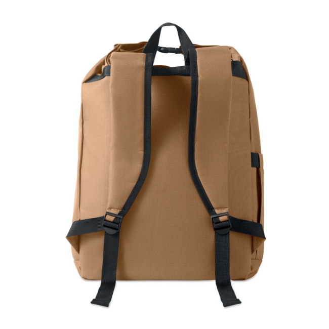 15'' roll top laptop backpack
