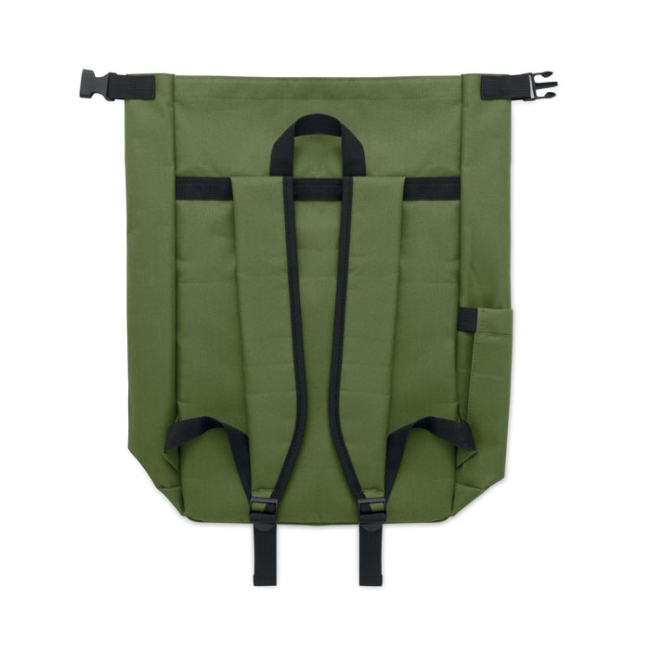 15'' roll top laptop backpack