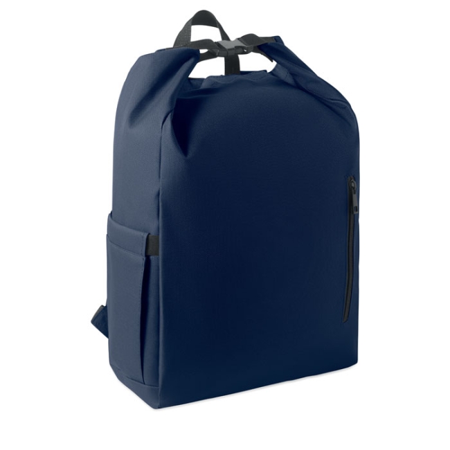 15'' roll top laptop backpack