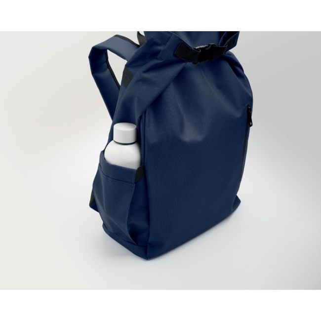 15'' roll top laptop backpack