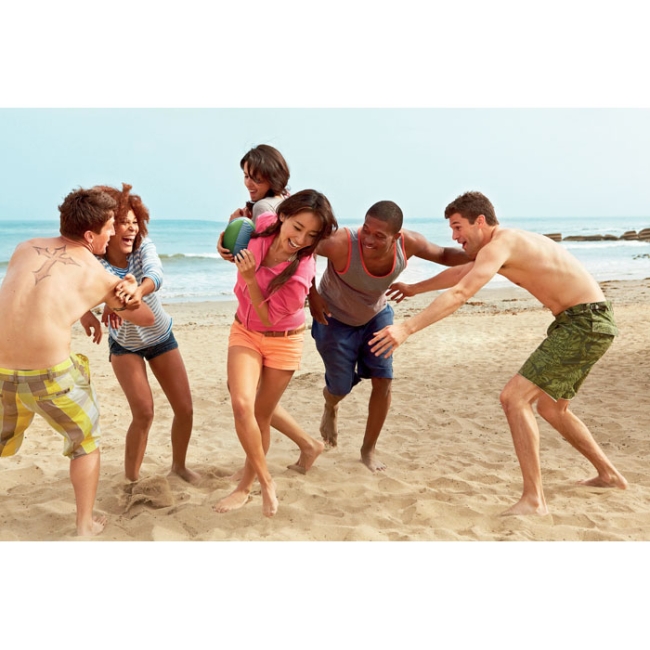 Ballon de rugby de plage