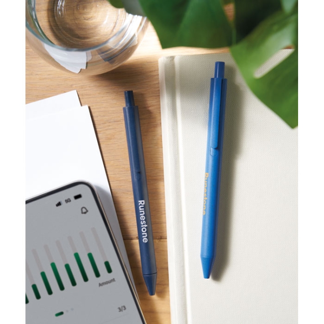 Wheat Straw/ABS push type pen