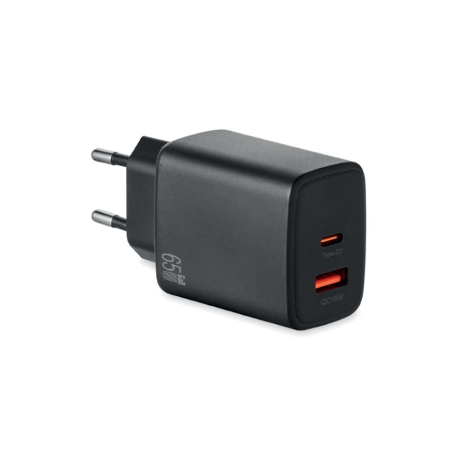 EU 2-pole wall adapter/charger