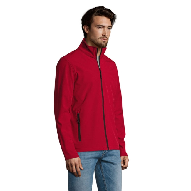 RACE MEN SOFTSHELL ZIP