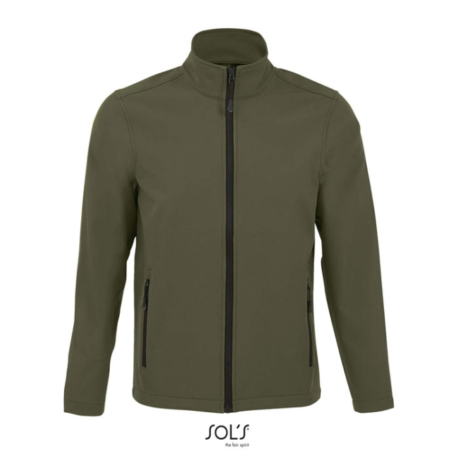 RACE MEN SOFTSHELL ZIP