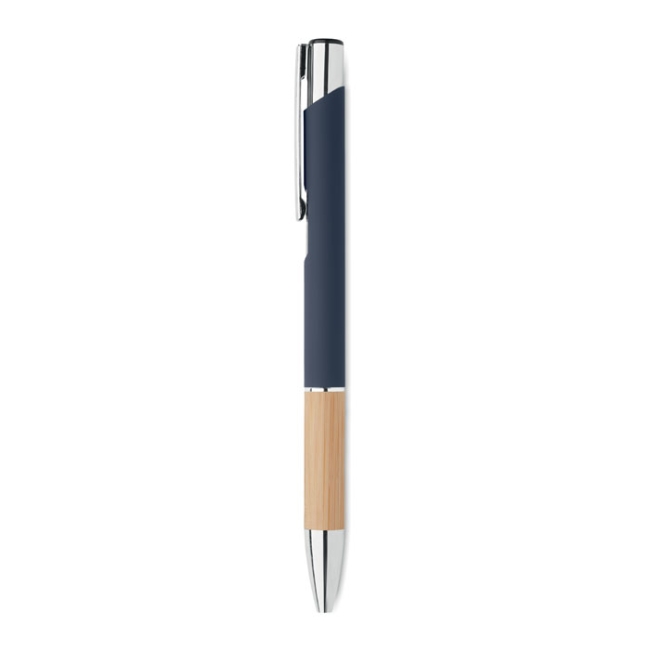Stylo en aluminium encre bleue