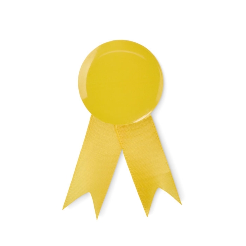Ribbon style badge pin