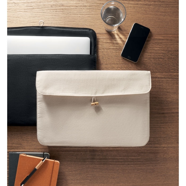 Pochette 15 pouces en coton