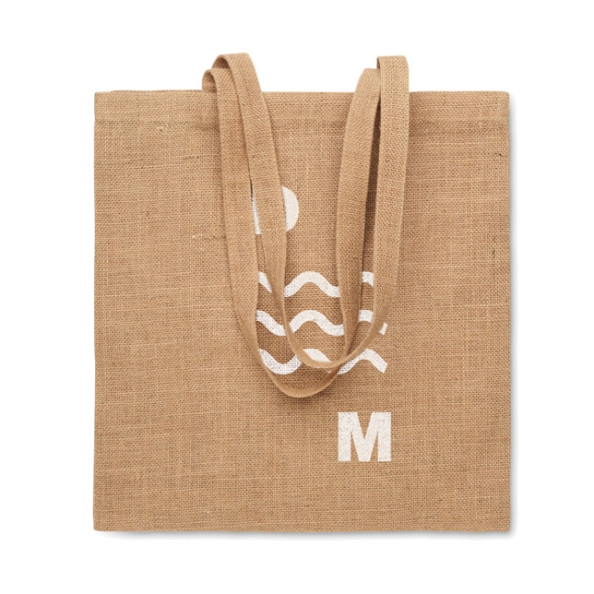 Sac shopping en jute