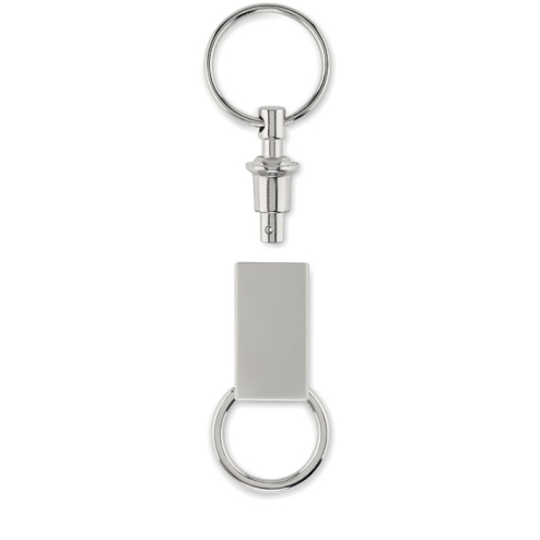Pull apart split key ring