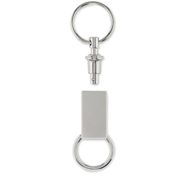 Pull apart split key ring