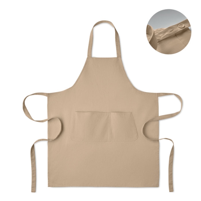Organic cotton apron 240 gr/m²