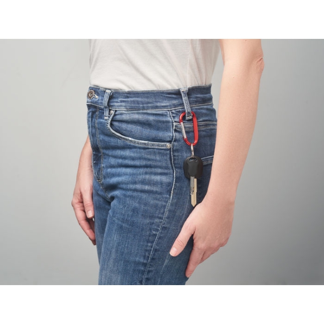 Mousqueton en aluminium.