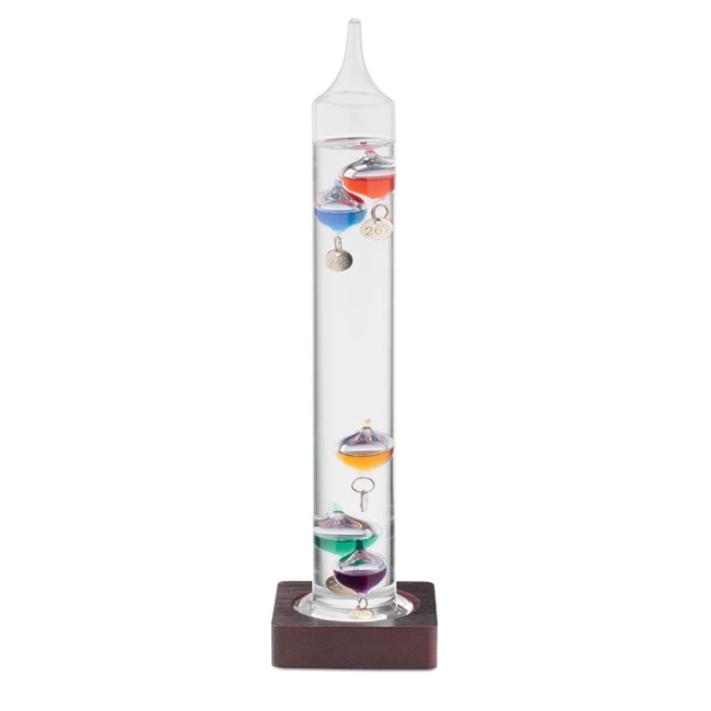Galileo thermometer glass 28cm