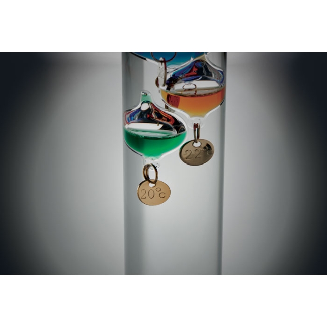 Thermomètre Galileo verre 28cm