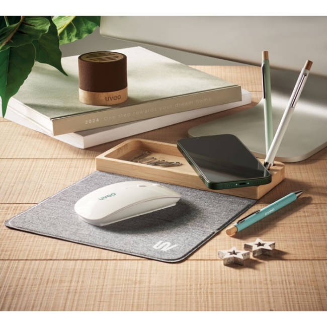 Chargeur sans fil bambou 15W