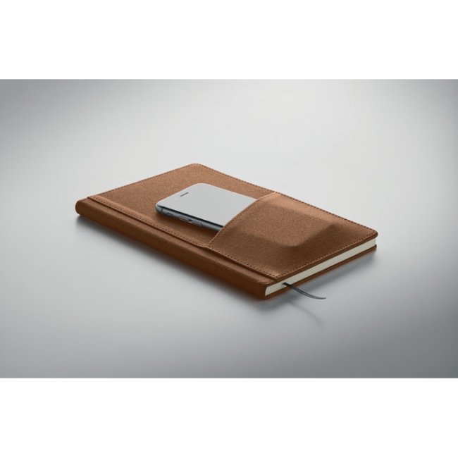 A5 notebook PU front pocket