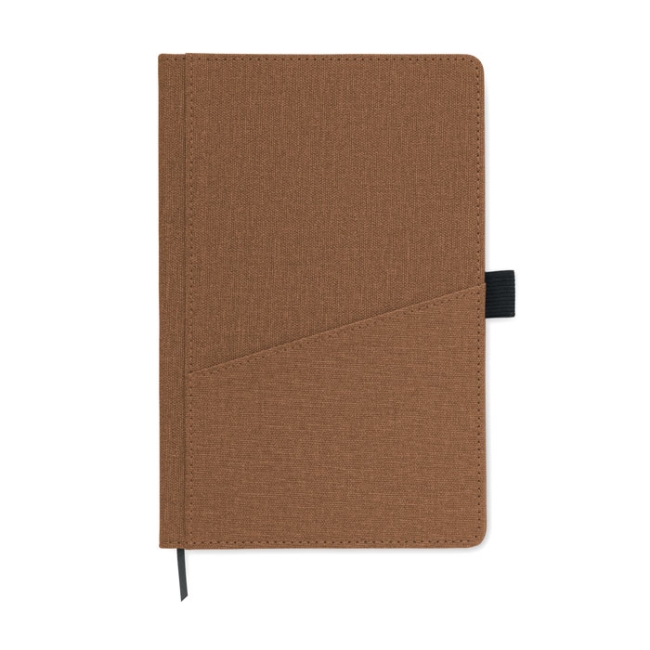 A5 notebook PU front pocket