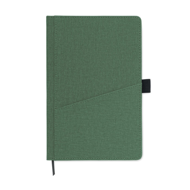 A5 notebook PU front pocket
