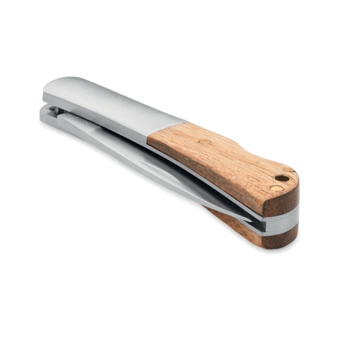 Couteau pliable en acacia