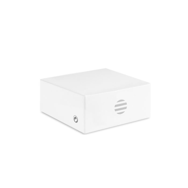 TWS earbuds in bamboo case