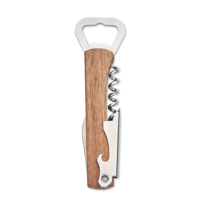 3 in 1 acacia bottle opener