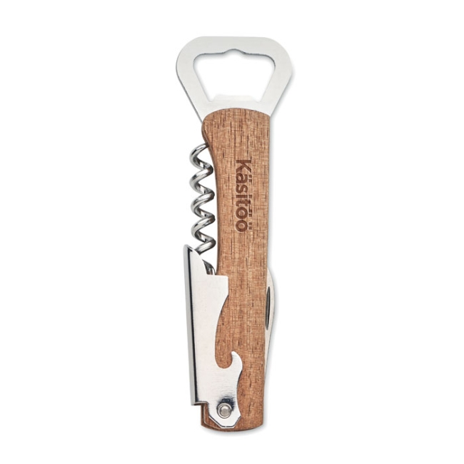 3 in 1 acacia bottle opener