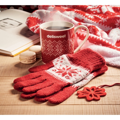 Set mug et gants hiver