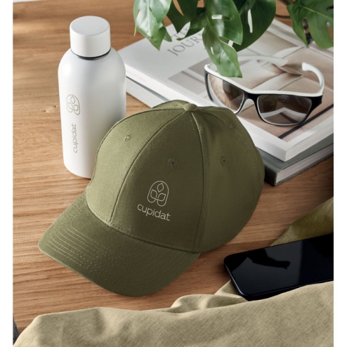 6 panel cotton baseball cap