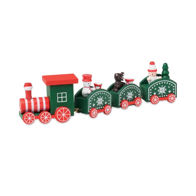 Wooden Christmas train
