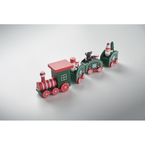 Wooden Christmas train