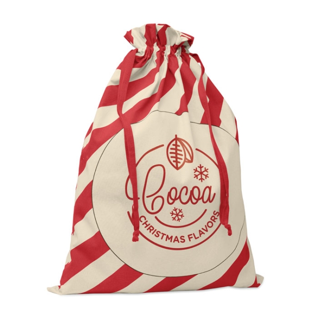 Grand sac coton Père Noël