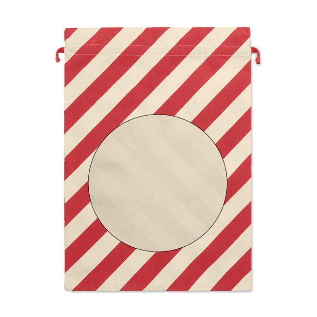 Large Santa cotton bag
