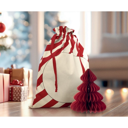 Large Santa cotton bag