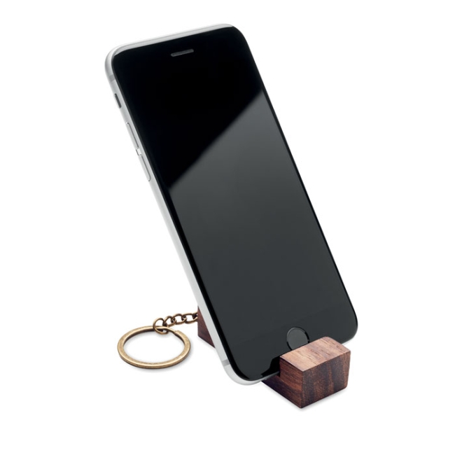 Key ring with phone stand