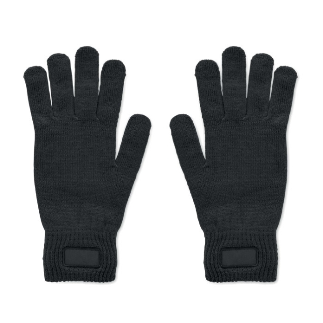Gants tricotés en RPET