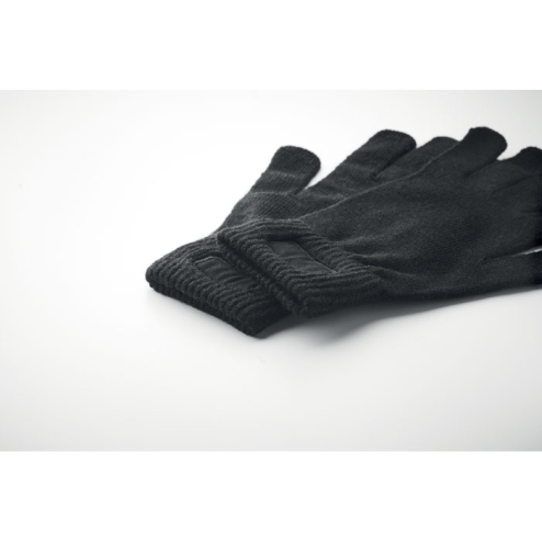 Gants tricotés en RPET