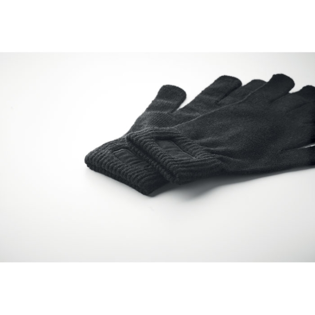 Gants tricotés en RPET